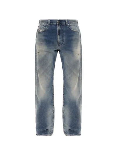 Diesel Jogg Faded-effect Jeans In Blue