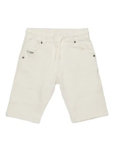 Diesel Kids' Joggjeans® Shorts In White