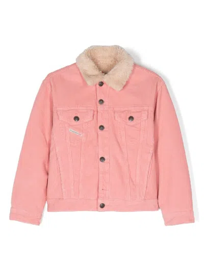 Diesel Kids Pink Jacket For Boys