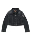 Diesel Jslimmy Denim Jacket In Black