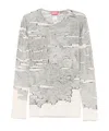 Diesel Long Sleeve Jersey In White