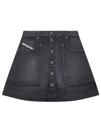 Diesel Junior Denim Skirt In Blu