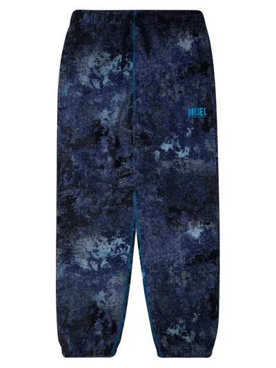 Diesel Junior Faded Dye Mini? Sweatpants In Blu