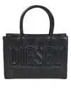 Diesel Junior Mini Logo Handbag In Nero