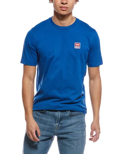 Diesel Just Maglietta T-shirt In Blue