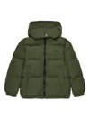 Diesel Giacca Imbottita Corta Con Cappuccio In Green