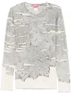 Diesel Long Sleeve Jersey In Neutrals