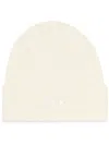 Diesel K-coder-fully B Logo Embroidered Beanie In White
