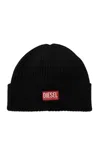 Diesel K-coder-h Logo Patch Ribbed Beanie