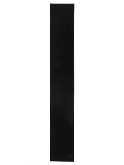 Diesel "k-coder" Wool Scarf In Black