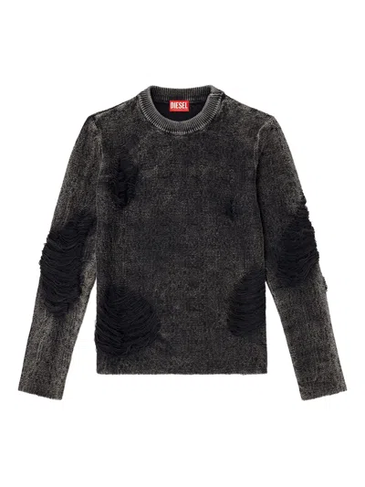 Diesel K Fjordi Round Maglia In Black