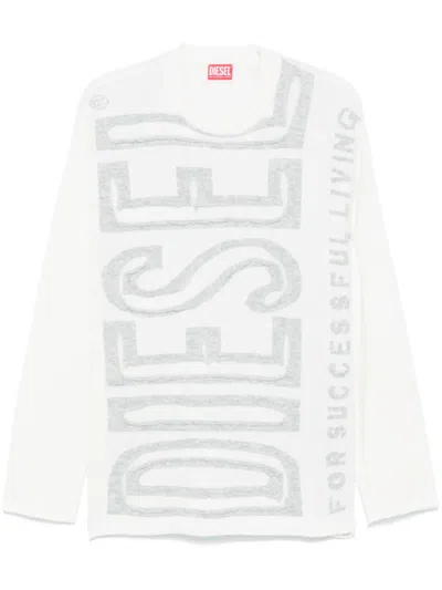 Diesel K-floyd Sweater In White