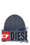 Diesel K-frok Knitted Beanie In Blue