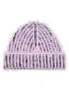Diesel K-fur Beanie In Purple