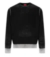 Diesel K Larence B Crewneck Sweater In Black