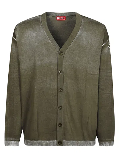 Diesel K-larence Cardigan In Green