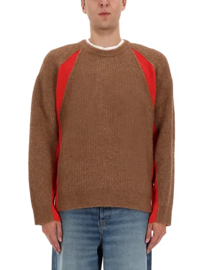 Diesel K Lollo Sweater Long Sleeves Crew Neck In Brown