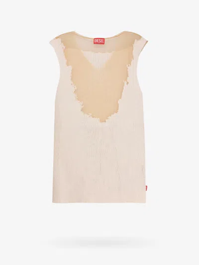 Diesel K-orazio Distressed Top In Beige