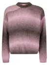Diesel Dégradé Jumper In Alpaca Blend In Multicolor