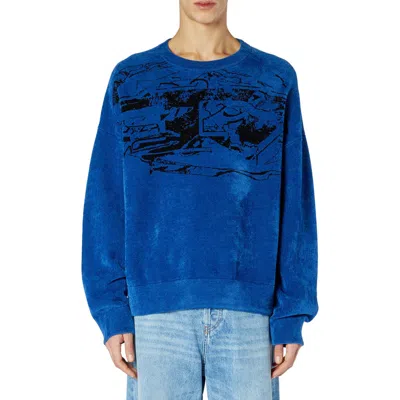 Diesel ® K-tresa Graphic Sweatshirt In Blue