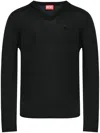 Diesel Mens 9xx K-valiam Cut-out Wool Jumper In Black