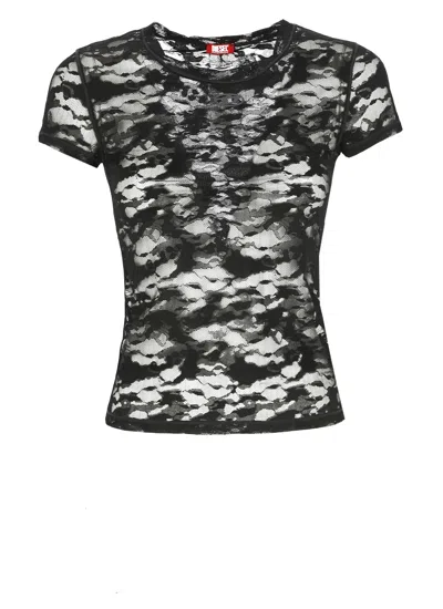 Diesel Kasia T-shirt In Black