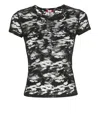 Diesel Kasia T-shirt In Black