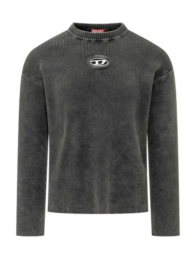 Diesel K-darren-d Crewneck Sweater In Gold