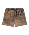Diesel Brown Ken-37 Dnm Swim Shorts In Brown