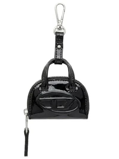 Diesel Keychain "1dr Dome" In Black