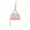 Diesel Dome 1dr Charms Keyring In Pink