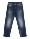 Diesel Kid -  2010-j Regular Fit Distressed Jeans In Multi
