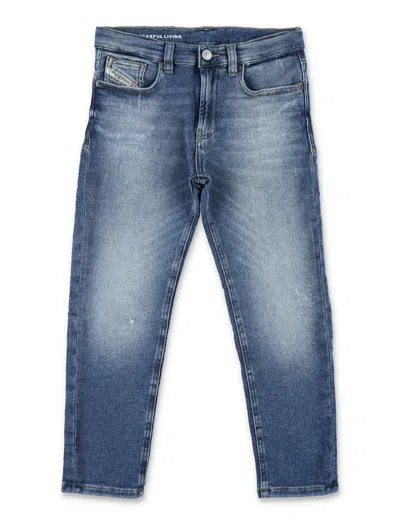 Diesel Kid -  D-lucas-j Regular Fit Jeans In Blue