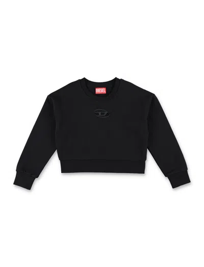 Diesel Kid - Straslium Sweatshirt In Black