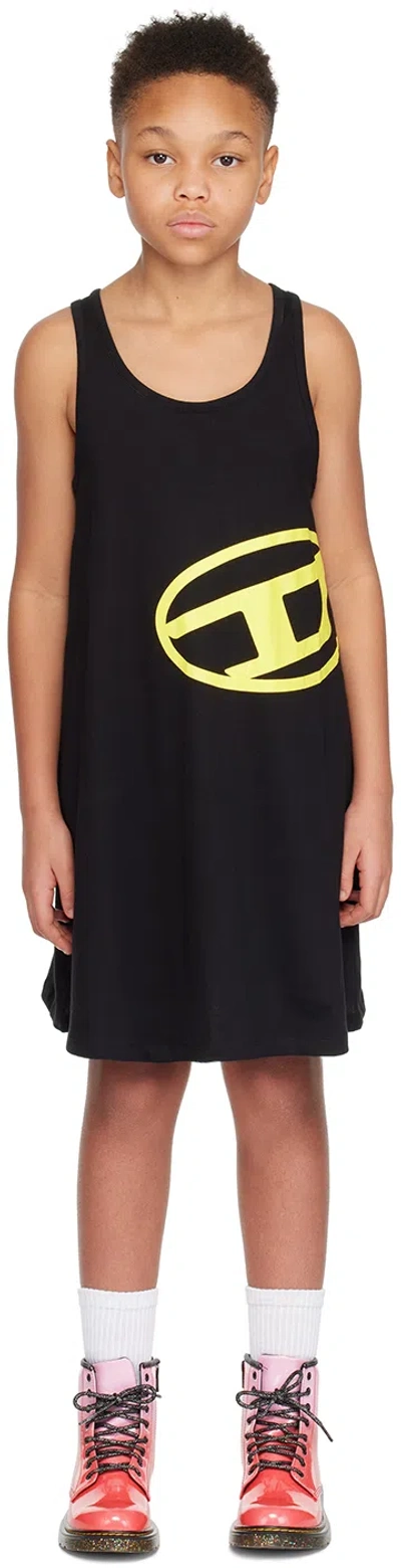 Diesel Kids Black Mcudemmy Dress In K900