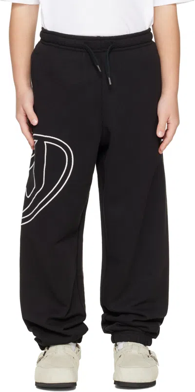 Diesel Kids Black Pmarkymegovald Sweatpants