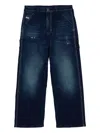 Diesel Kids D-bart-j Jeans In Blue