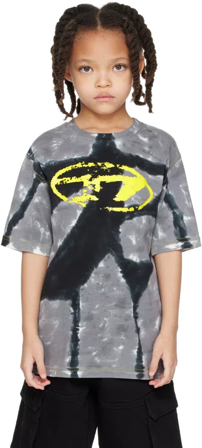 Diesel Kids Gray Tboxtn15 Over T-shirt In K9xxa