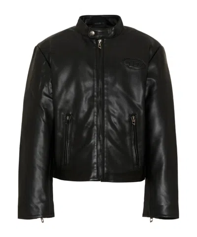 Diesel Kids Jemby Zipped Jacket In Black