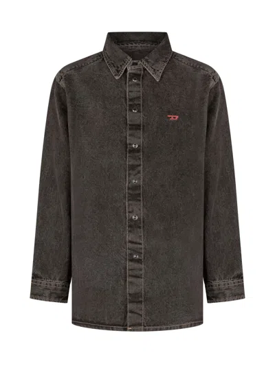 Diesel Kids Kids Simply-over Shirt In Brown