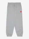 Diesel Kids Pxgin Logo Pants In Gray