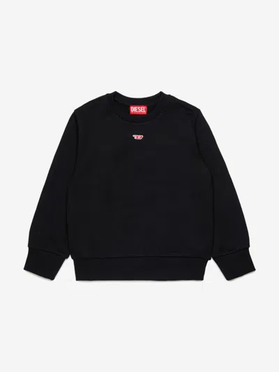 DIESEL DIESEL KIDS LOGO PATCH SWEATSHIRT