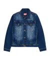 Diesel Kids Long-sleeved Denim Jacket In Blue