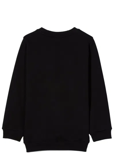 Diesel Kids Mini Logo Sweatshirt For Girls In Black