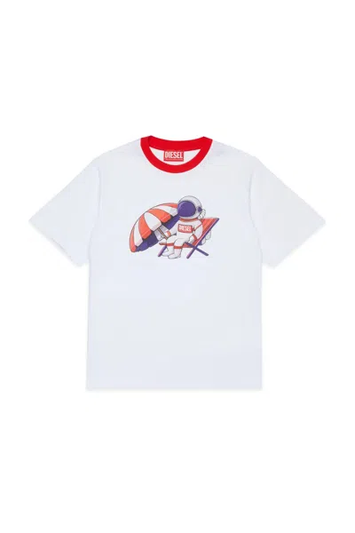 Diesel Kids Mini Paint Splash Overshirt In K100