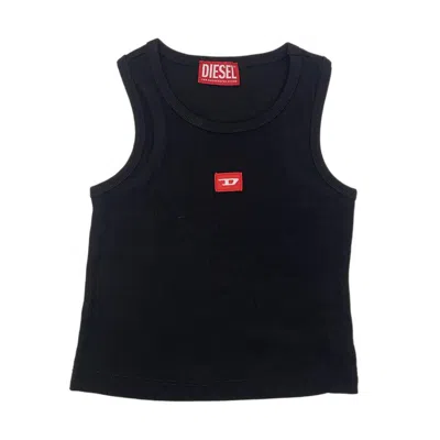 Diesel Kids Mini Trendy Graphic T-shirt In Black