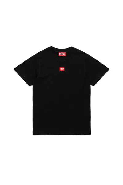 Diesel Kids Mini Trendy T-shirt In Black