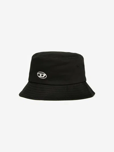 DIESEL DIESEL KIDS OVAL D LOGO BUCKET HAT