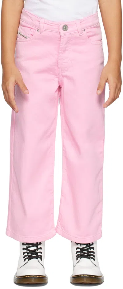 Diesel Kids Jeans Per Bambini In Pink