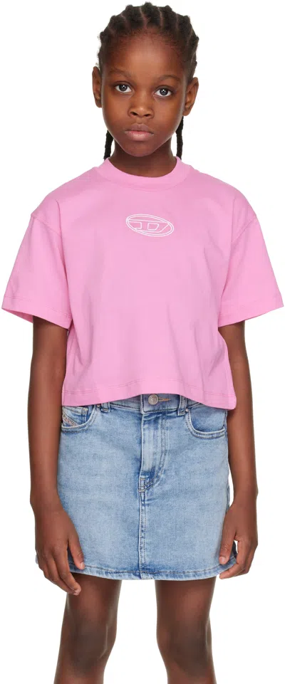 Diesel Kids Pink Tixan T-shirt